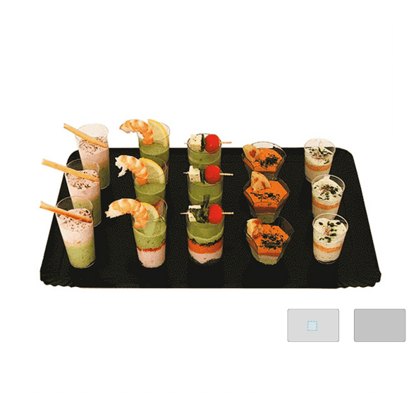 Gold/Black Cardboard Gourmet Trays